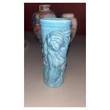 Vintage Tiki Mug Mermaid unmarked 6.75"