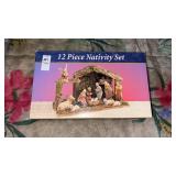 12 Pc Nativity Set