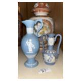Set of 2 Jasperware Vases