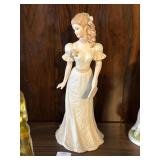Homco porcelain victorian lady figurine