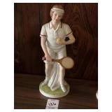 Lefton China tennis player figurine