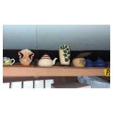 Lot of Planters and Teapots