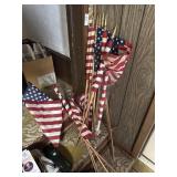 Lot of American flags