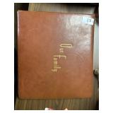 Vintage our family scrapbook