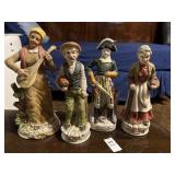 Lot of 4 collectible figurines