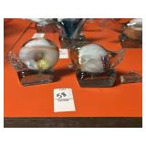 Snail and bird (broken) paper weights