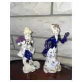 2 Vintage Japan- porcelain figurines of a colonial