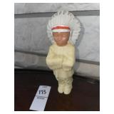 Vintage Native American Indian chief toy