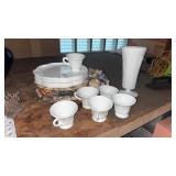 Lot of Milk Glass