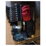 Lot of ladies winter scarves