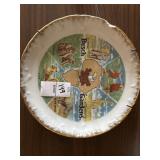 Busch Garden collectible plate with wall hook