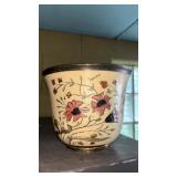 Brass Floral Decorative Bowl