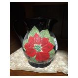 Gibson poinsettia pitcher