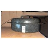 Enamelware Roasting Pan