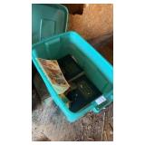 Large tub of motor auto repair manuals from the