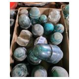 Flat of glass Hemingray insulators
