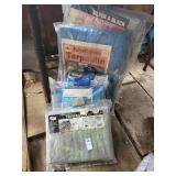 Assortment of tarps new old stock