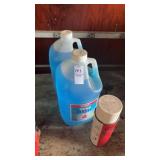 2 True Blue windshield washing fluids and hornet
