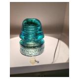 P& W  Glass insulator pat. 7/25/ 1965