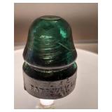 P& W  Glass insulator pat. 7/25/ 1965
