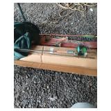 Vintage sporting lot, Johnson Century reel and