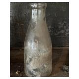H.W Walker Somerset PA one quart milk bottle