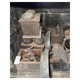 Antique wooden telephone ringer boxes