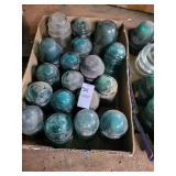 Flat of glass Hemingray insulators