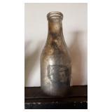 Vintage Clear glass milk bottle from Farmers in