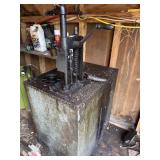 Bowser oil lubester tank and pump