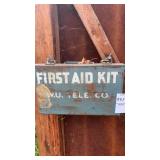 Vintage Firs Aid Kit from W.U. Tele. co.