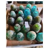 Glass insulators with stars