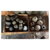 Lot of vintage rubber telephone insulators and
