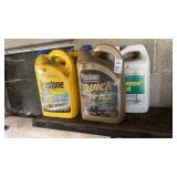 Lot of antifreeze coolant