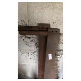Antique 2man crosscut logging handsaws (2)