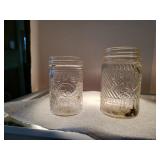 2 Jumbo peanut butter jars 1lb. & 10.5 ozs