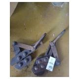 Pair of Western Electric wire pullers