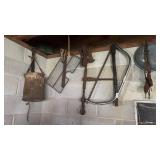 Chain binder, saw, and miscellaneous tools