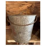 Vintage B&O RR company coal scuttle bucket