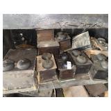 Antique wooden telephone ringer boxes