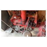 Vintage red metal single stage front mount