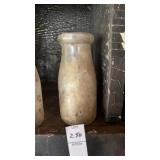 Vintage H.W. Walker Co. half pint milk bottle