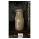 Vintage H.W. Walker Co. half pint milk bottle