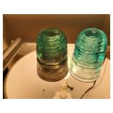 W. Brookfield 45 CLIFF ST NY.. glass insulator