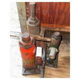 Lot of 3 hydraulic jacks
