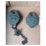 Pair of Western Union Telegraph Company locks no