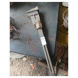 Billings B&O Railroad marked adjustable wrench
