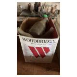 Box of vintage miscellaneous/unbranded glass