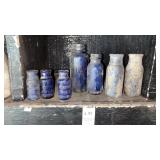Vintage cobalt blue Bromo-Seltzer medicine