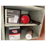 Lot of misc - filter, beam lamp, fire